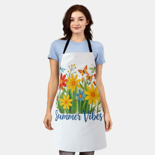 Zomerstemming Bloemen met Vlinders-64534 Schort
