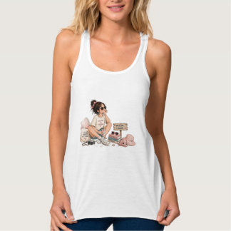 Zomerstemming Cute Girl Vakantie T-Shirt