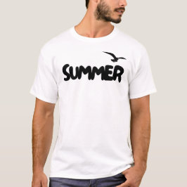Zomerstemming Eenvoudig T-shirt