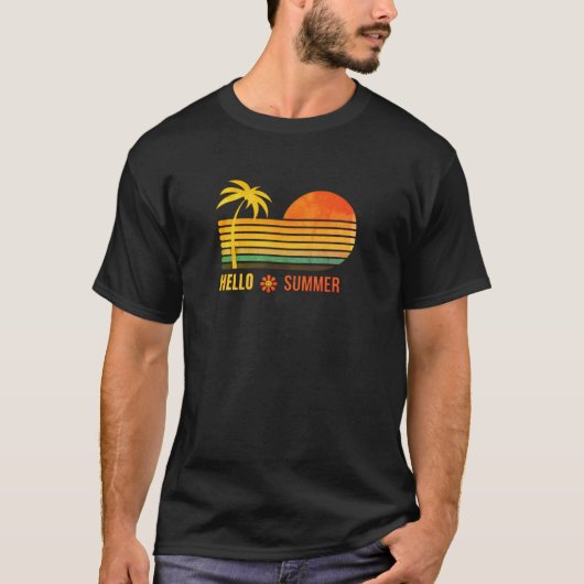 Zomerstemming: Hallo Zomer T-shirt (Voorkant)