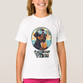 Zomerstemming Hond – Cool Beach Mood T-shirt