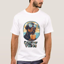 Zomerstemming Hond – Cool Strand Mood T-shirt