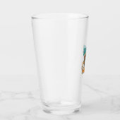 Zomerstemming Kat Vintage Gravure Ontwerp_1 Glas (Rechts)