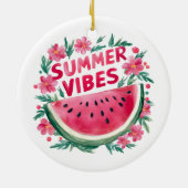 Zomerstemming Keramisch Ornament (Achterkant)