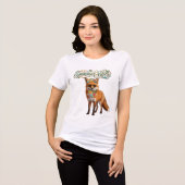 Zomerstemming Koele Vos Tri-Blend Shirt (Voorkant volledig)