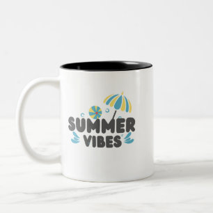 Zomerstemming Koffiemok Strandparaplu Mok