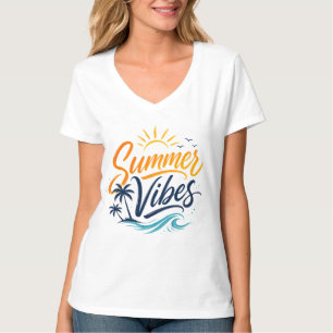 Zomerstemming Kustgolven Strand T-Shirt