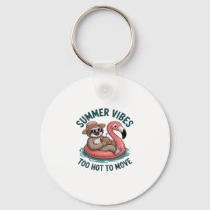 Zomerstemming Luiaard Grappige Luie Drijfzak Sleutelhanger