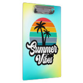 Zomerstemming met Palmboom Ontwerp Klembord (Rechts)