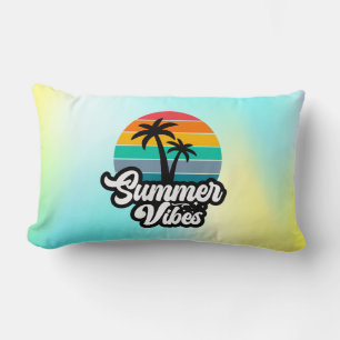 Zomerstemming met Palmboom Ontwerp Kussen