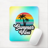 Zomerstemming met Palmboom Ontwerp Muismat (Met muis)