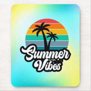 Zomerstemming met Palmboom Ontwerp Muismat