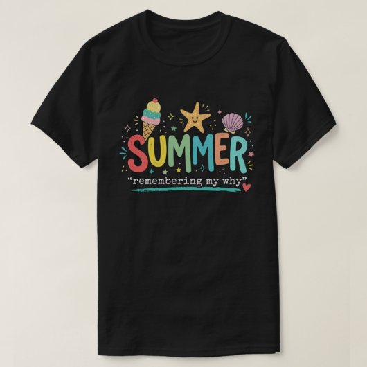 Zomerstemming: Mijn Waarom Herdenken T-shirt (Design voorkant)