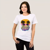 Zomerstemming najagen Tri-Blend shirt (Voorkant volledig)