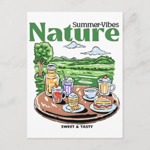 Zomerstemming Natuur-Ontspannende Schitterende Sch Feestdagenkaart