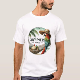 zomerstemming papegaai tshirt