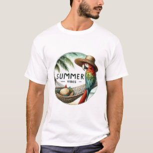 zomerstemming papegaai tshirt