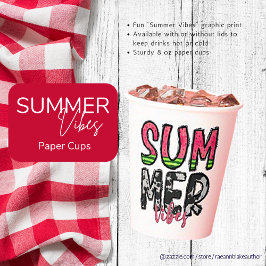 Zomerstemming Papieren beker