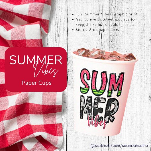 Zomerstemming Papieren beker