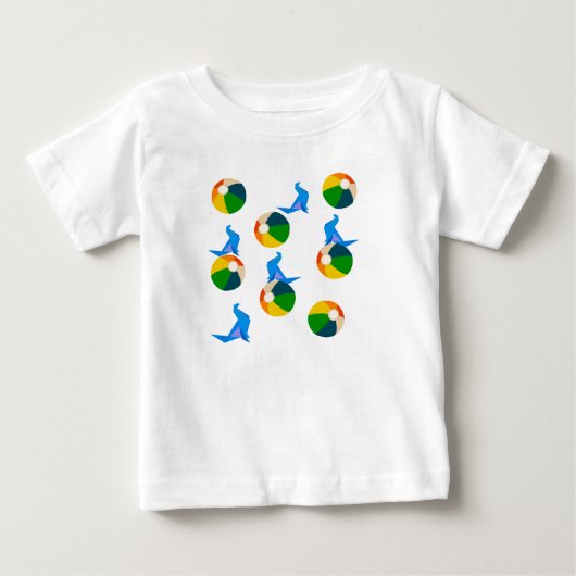 Zomerstemming Peuter Ruffle T-shirt, Wit (Voorkant)