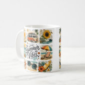 Zomerstemming Premium Esthetisch Ontwerp Koffiemok (Voorkant links)