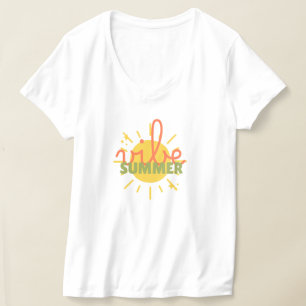 Zomerstemming Retro Strand T-Shirt