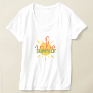 Zomerstemming Retro Strand T-Shirt