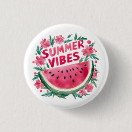 Zomerstemming Ronde Button 3,2 Cm