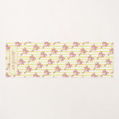 Zomerstemming Roze Palmboom Yogamat (Voorkant (horizontaal))