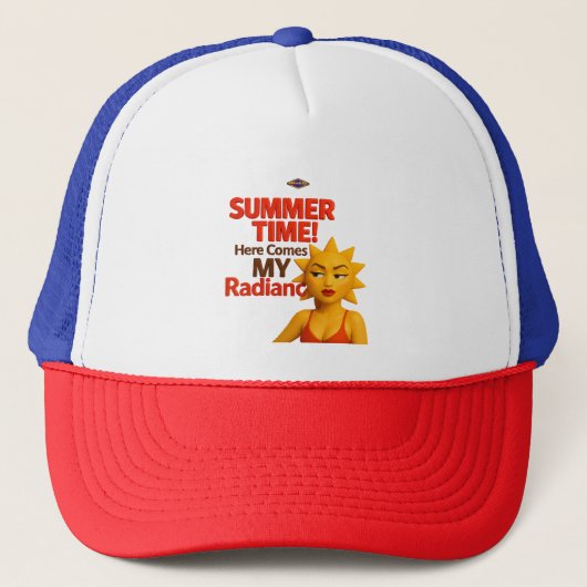 Zomerstemming: Straal Je Glans! Trucker Pet (Voorkant)