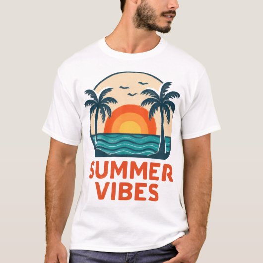 ZOMERSTEMMING STRAND T-SHIRTS (Voorkant)