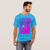 Zomerstemming Strand Zonsondergang T-shirt (Voorkant volledig)