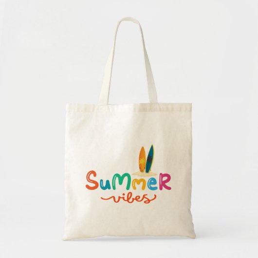 Zomerstemming Surfen Dames Tote Bag (Voorkant)