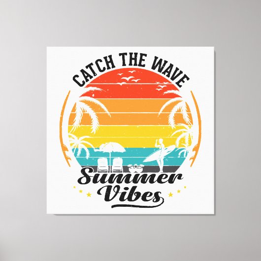 Zomerstemming Vangen Canvas Afdruk (Voorkant)