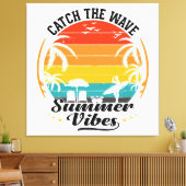 Zomerstemming Vangen Canvas Afdruk (Insitu (Woonkamer))