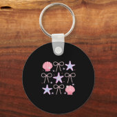 Zomerstemming Zeeschelp Zeester Coquette Parel Boo Sleutelhanger (Voorkant)