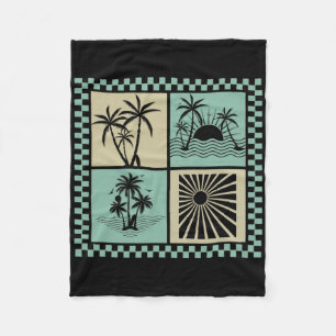 Zomerstemming, Zonsondergangsgolf, Zonneparadijs, Fleece Deken