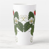 Zomerstijl Aardbei Latte Mok (Voorkant)