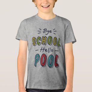 Zomerstop Klaar T-shirt - Cool "Bye School Hello