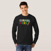 Zomerstop Leraar Gestresseerde Luipaard Bliksem T-shirt (Voorkant volledig)