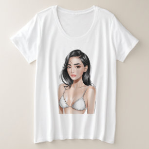 zomerstraling grote maat t-shirt