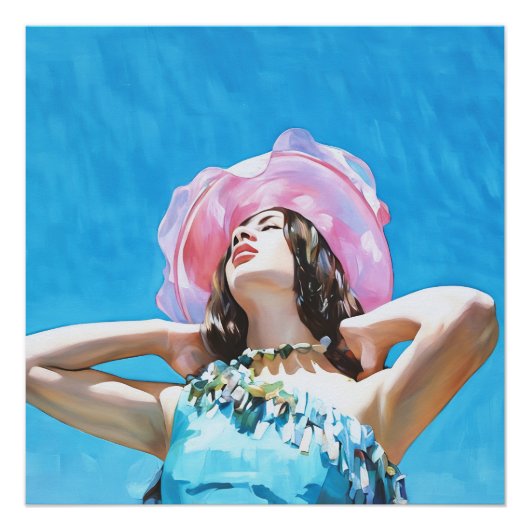 zomerstraling perfect poster (Voorkant)