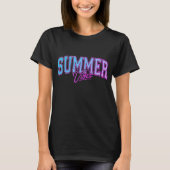 Zomerstraling Strand Esthetiek T-shirt (Voorkant)