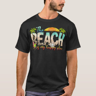 Zomerstraling Strandvakantie Het Strand Is Mijn Ge T-shirt
