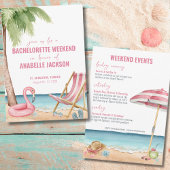 Zomerstrand Bruidsmeisjesweekend Kaart