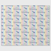 Zomerstrand Bruiloft Oceaan Schelp Regenboog Stree Cadeaupapier (Vlak)