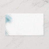 Zomerstrand bruiloftsfeest met blauwe zee informatiekaartje (Achterkant)