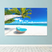 Zomerstrand Canvas Afdruk (Insitu (Houten vloer))