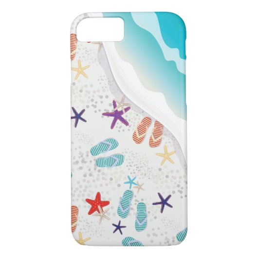 Zomerstrand Case-Mate iPhone Case (Achterkant)