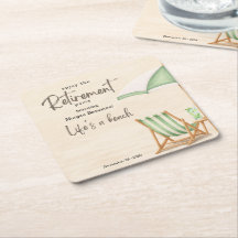 Zomerstrand Elegante Groene Stoelen Pensioenfeest